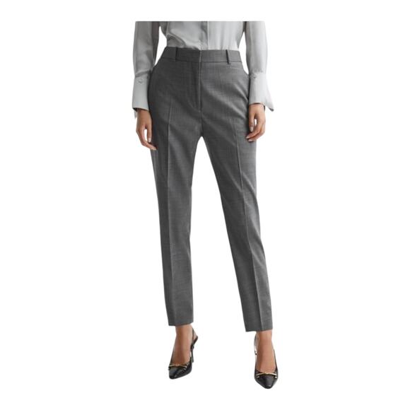 Reiss Pants Layton slim leg gray size 12 - Picture 1 of 7